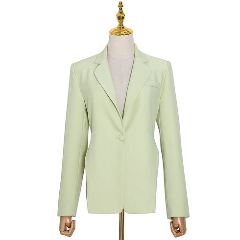 Sexy big backless chain blazer - ROUTINE FASHION